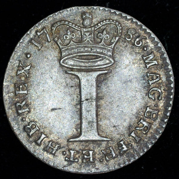 George III. Maundy penny. 1786