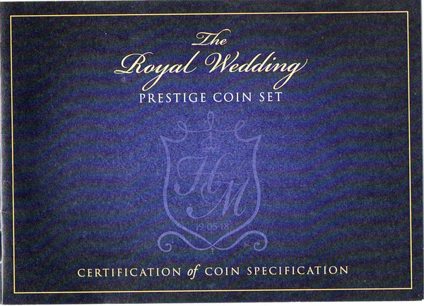 Tristan Da Cunha. Royal Wedding Prestige Proof Coin Set. 2018.