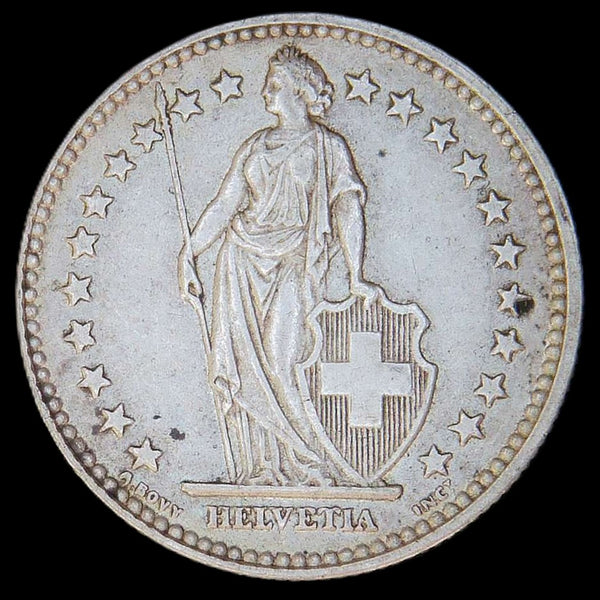 Switzerland 2 Francs. 1939