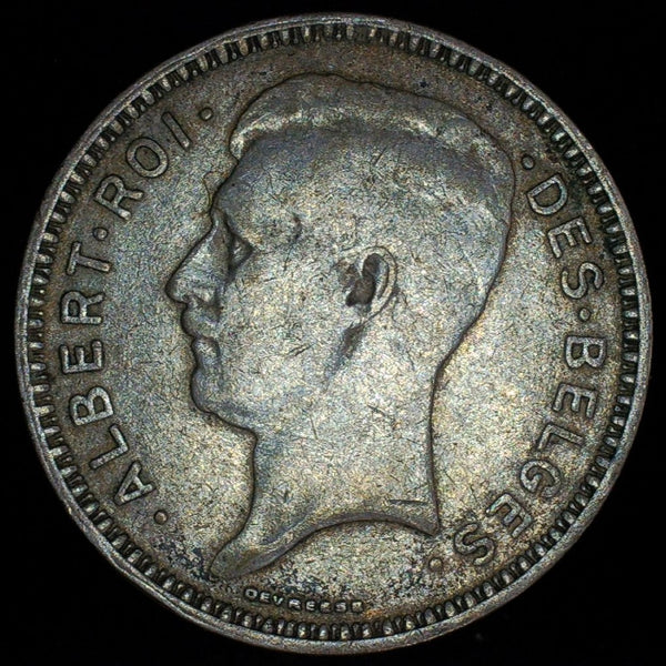 Belgium. 20 Francs. 1934