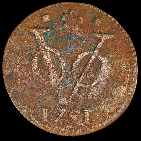 Netherlands. Dutch east India company. Copper Duits. A selection.