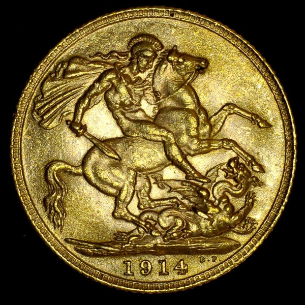 George V. Sovereign. 1914