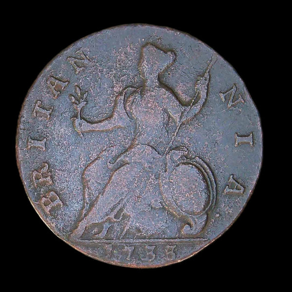 George II. Halfpenny. 1733