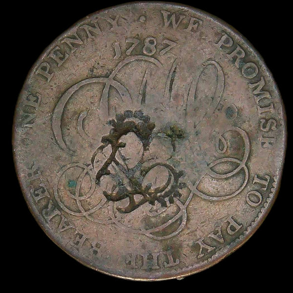 Anglesey Mine token. One Penny. 1787