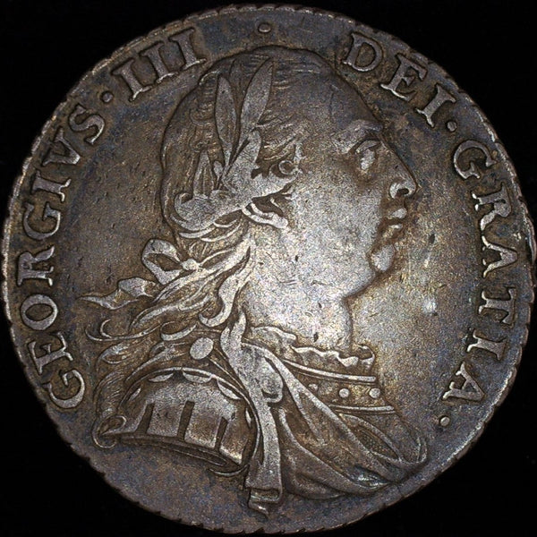 George III. Shilling. 1787. a selection