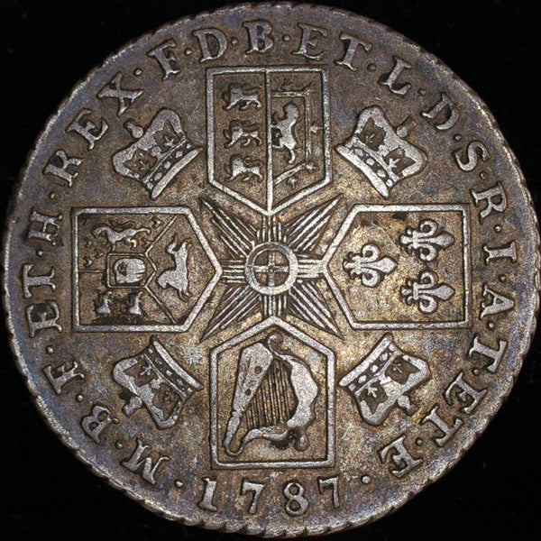 George III. Shilling. 1787. a selection
