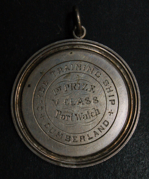 Clyde Training Ship, silver Medal. 1875