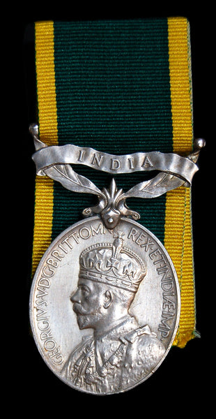 Territorial Efficiency Medal. (India) Grant.
