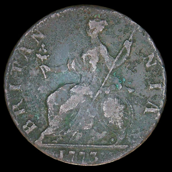 George III. Halfpenny. 1773