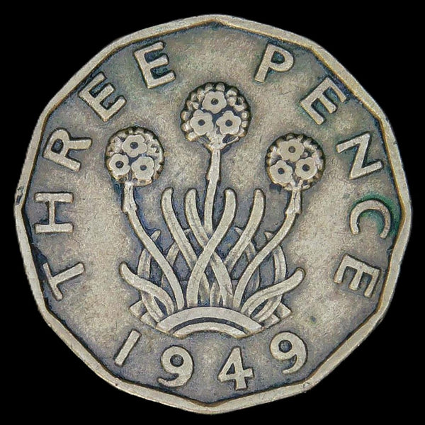 George VI. Threepence. 1949