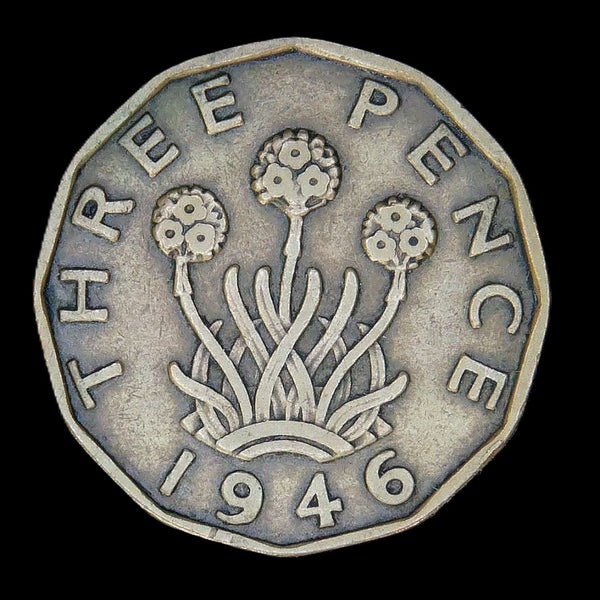 George VI. Threepence. 1946
