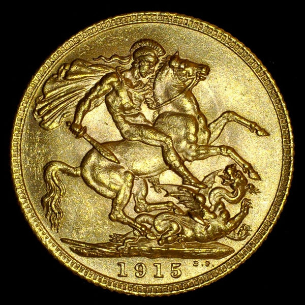 George V. Sovereign. 1915.