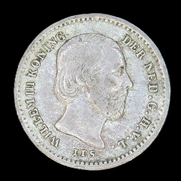 Netherlands. 5 Cents. 1869
