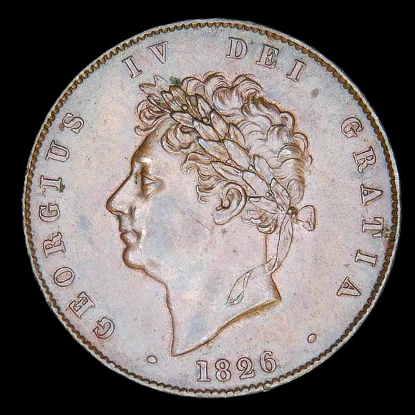 George IV. Halfpenny. 1826. High grade examples.