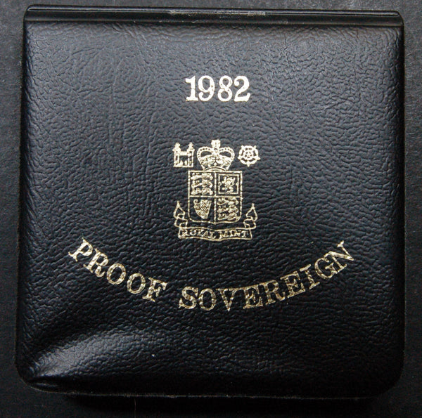 Elizabeth II.  Royal Mint. Proof Sovereign. 1982