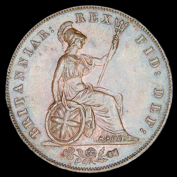 George IV. Halfpenny. 1826. High grade examples.