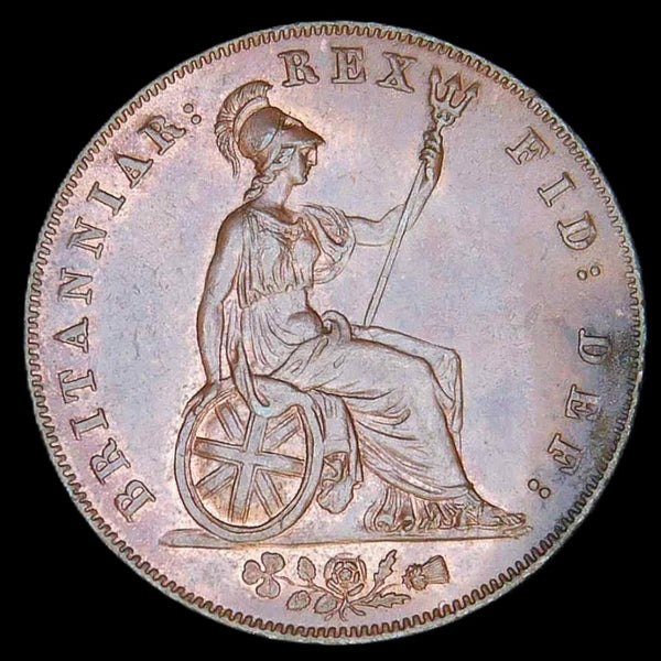 George IV. Halfpenny. 1826. High grade examples.