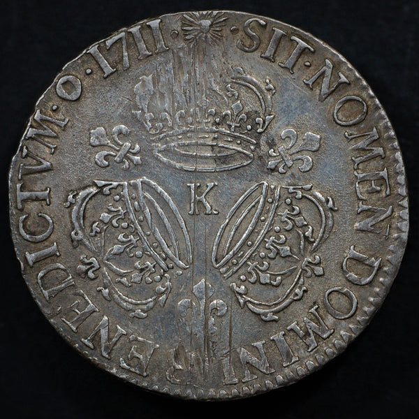 France. One ECU. 1711 K