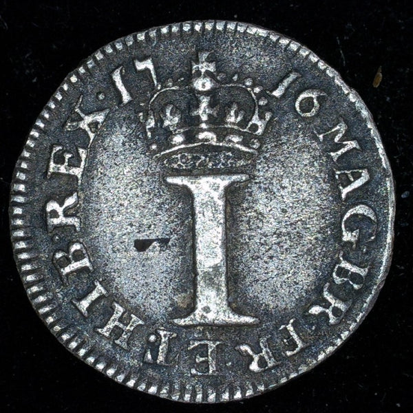 George 1st. Maundy Penny. 1716