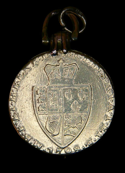Georgian double guinea fob locket