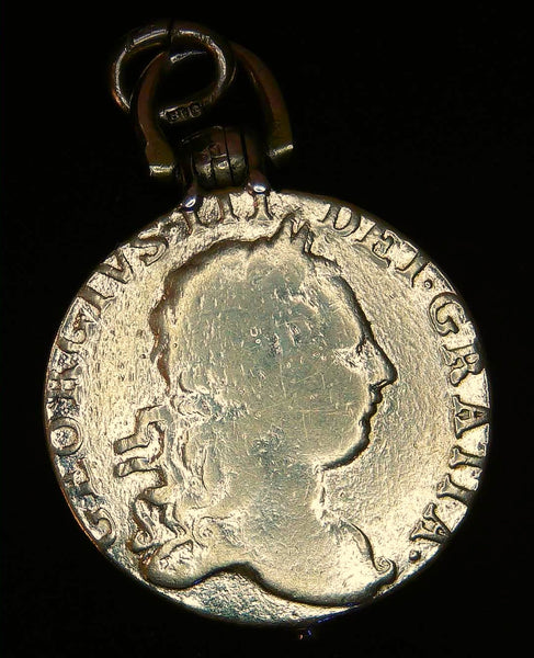 Georgian double guinea fob locket