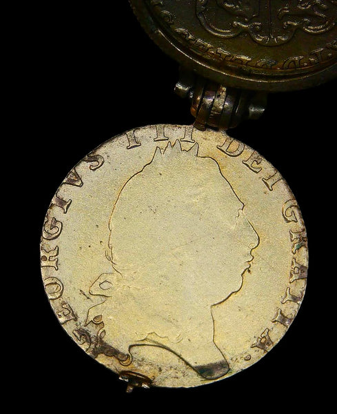 Georgian double guinea fob locket