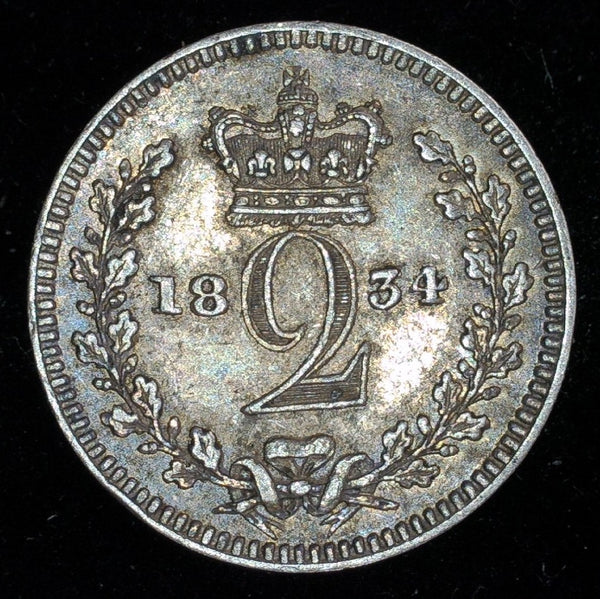 William IV. Maundy Two Pence. 1834