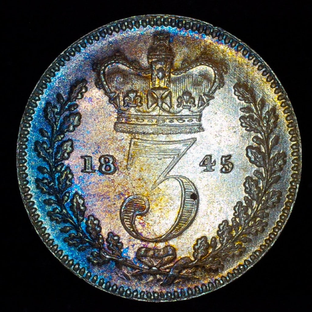Victoria. Threepence. 1845