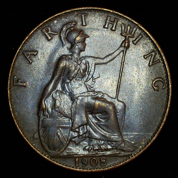 Edward VII. Farthing. 1908