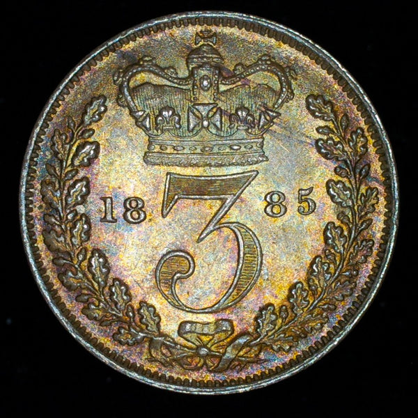 Victoria. Threepence. 1885. High grade