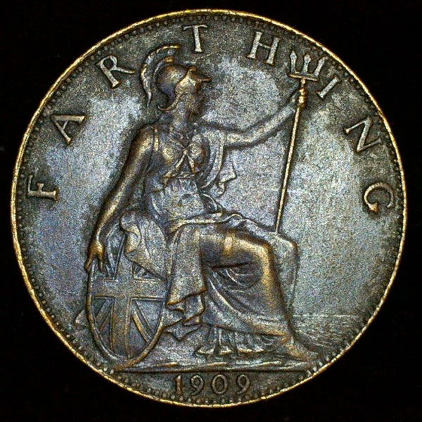 Edward VII. Farthing. 1909