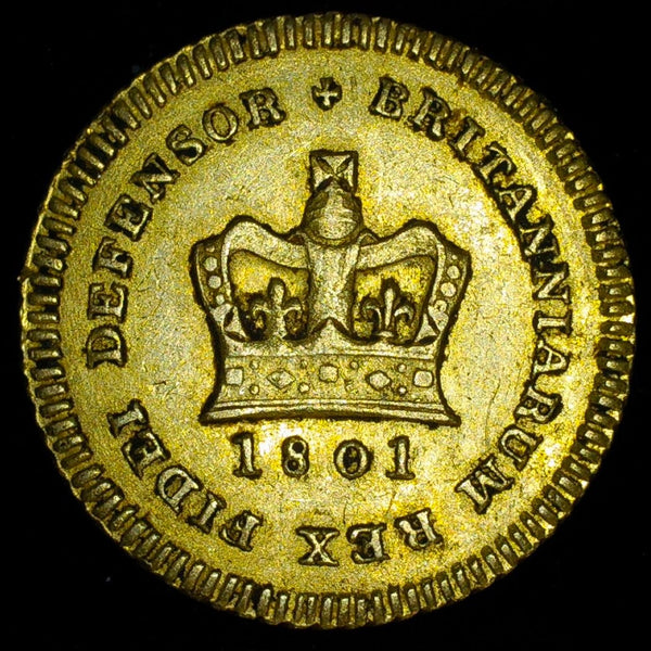 George III. 1/3 Guinea. 1801