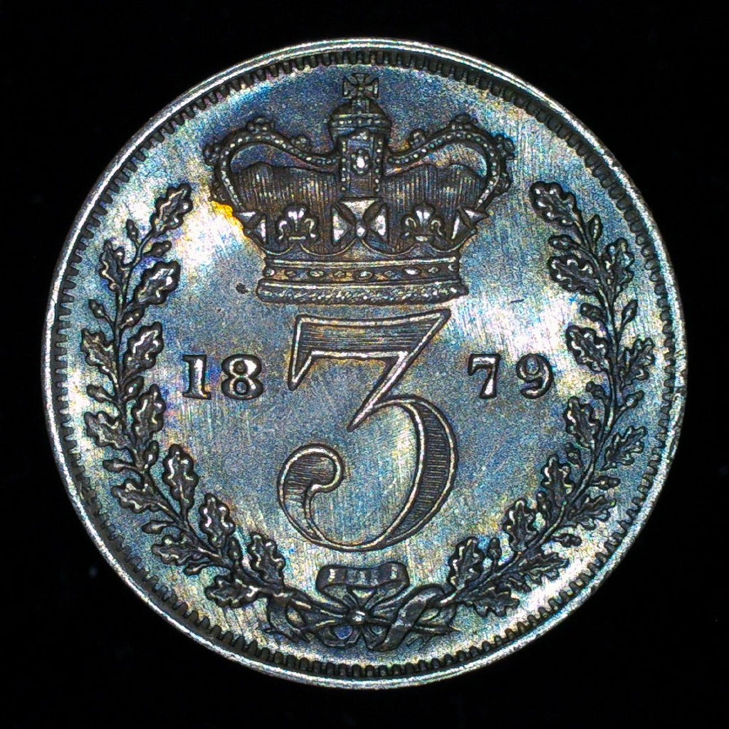 Victoria. Threepence. 1879