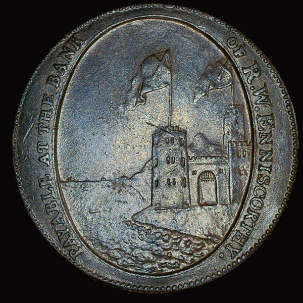 Ireland. WEXFORD, Enniscorthy, Bank Halfpenny, 1800