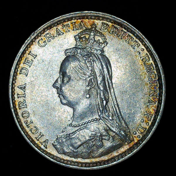 Victoria. Threepence. 1889. A selection