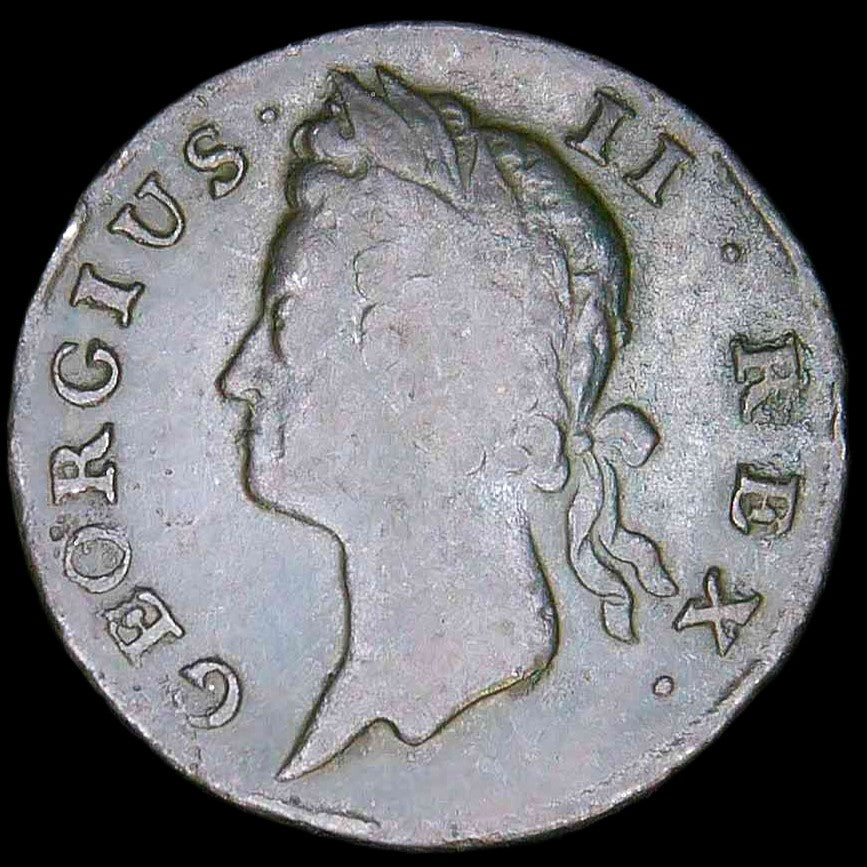 Ireland. Halfpenny. 1738
