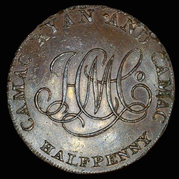 Ireland. Dublin. Camac Kyan and Camac, Halfpenny, 1792