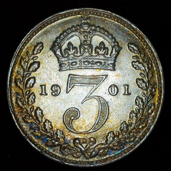 Victoria. Threepence. 1901