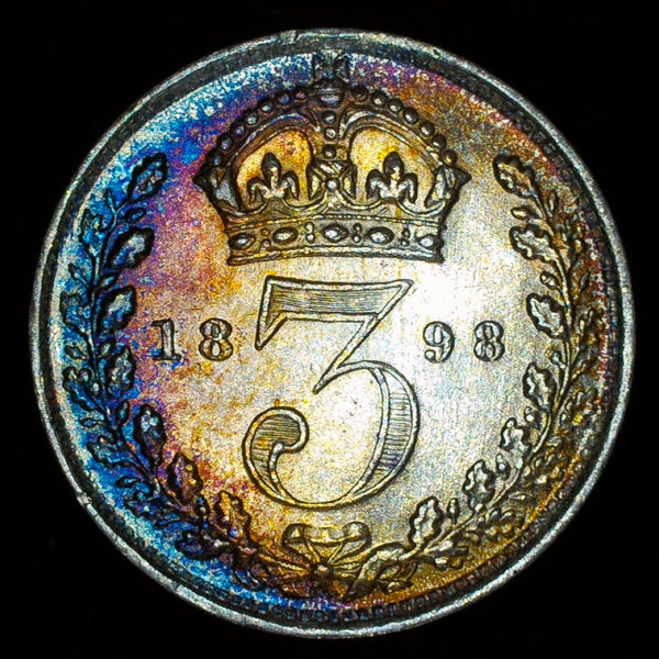 Victoria. Threepence. 1898