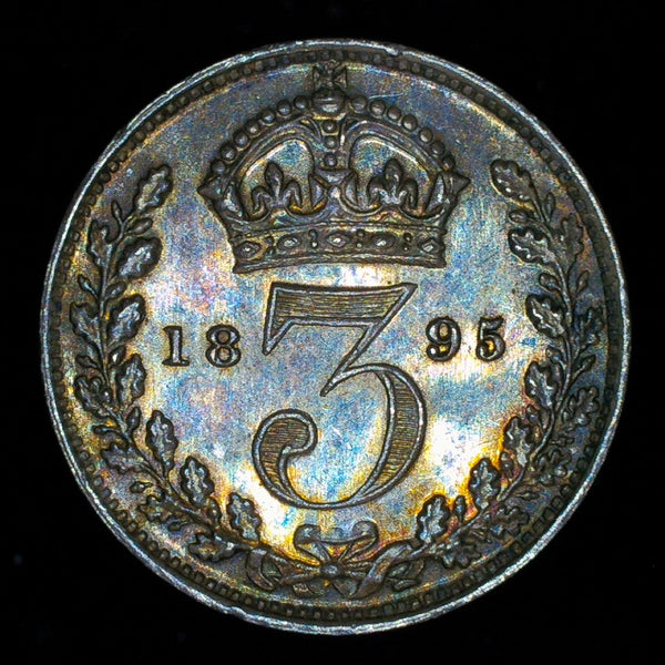 Victoria. Threepence. 1895