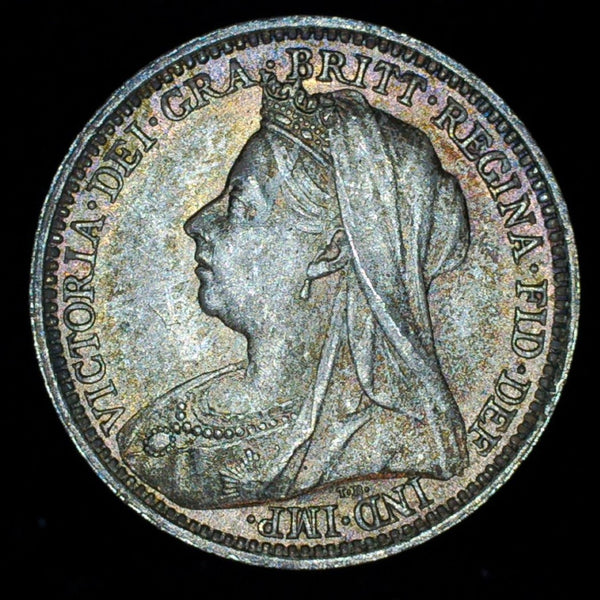 Victoria. Threepence. 1897. High grade.