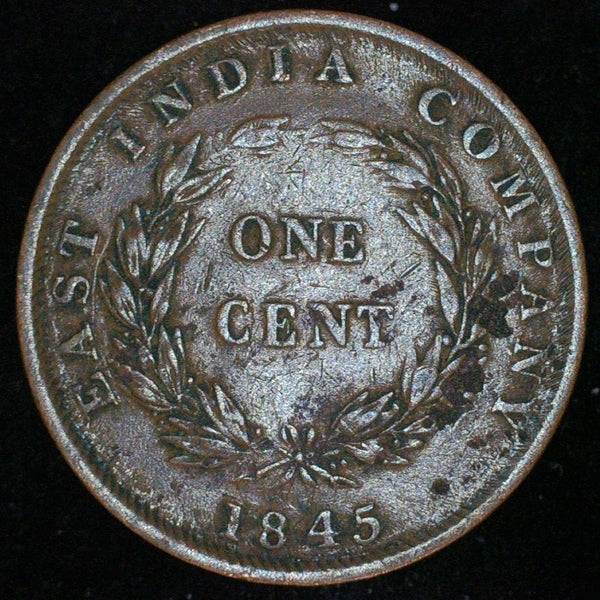 Straits Settlements/East India Company. One Cent. 1845
