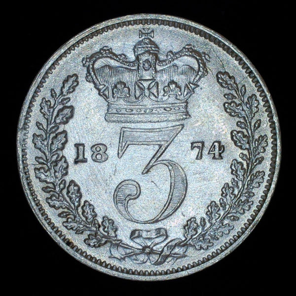 Victoria. Threepence. 1874