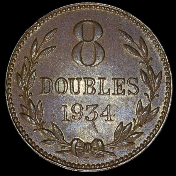 Guernsey. 8 Doubles. 1934 H.