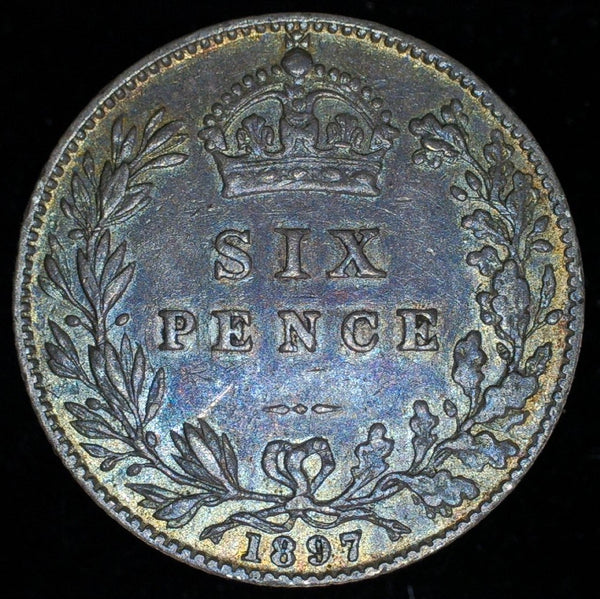 Victoria. Sixpence. 1897
