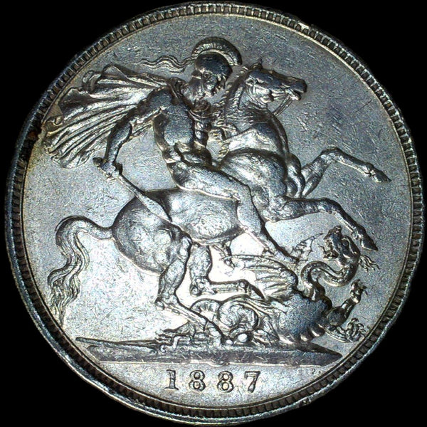 Victoria. Crown. 1887, a selection.