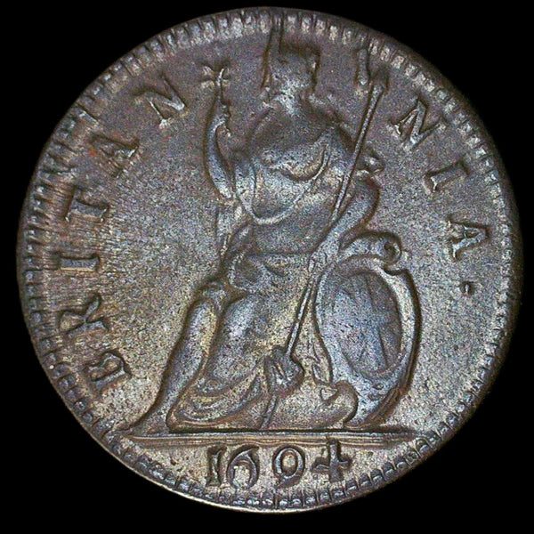 William & Mary. Farthing. 1694
