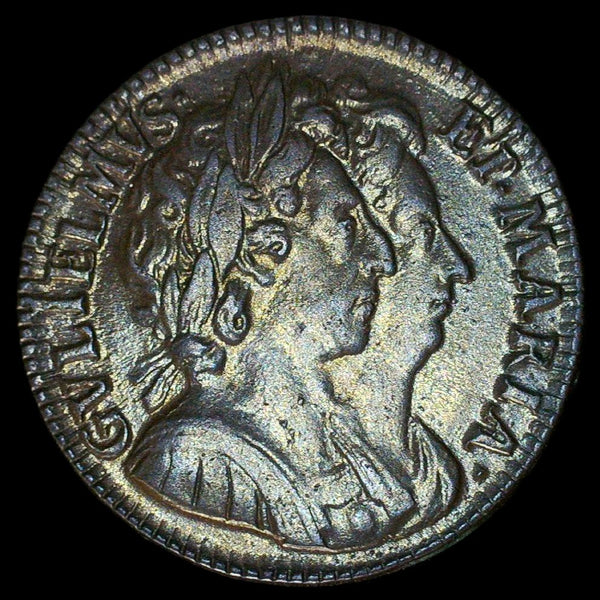 William & Mary. Farthing. 1694