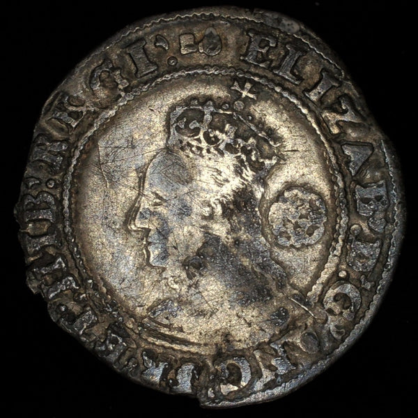 Elizabeth 1. Sixpence. 1596