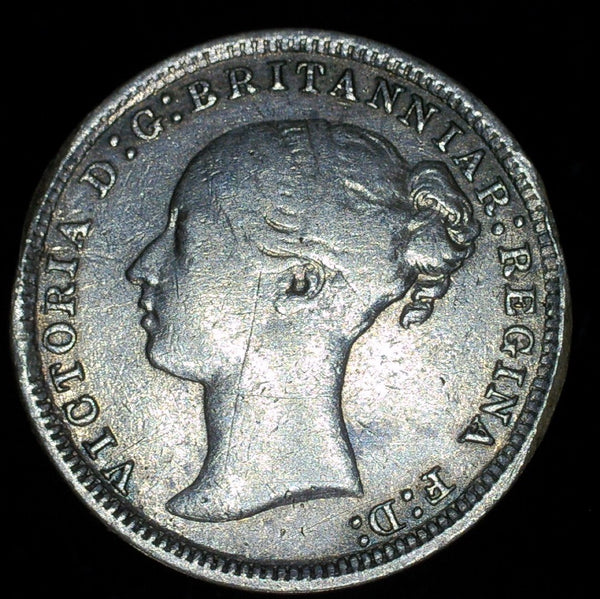 Victoria. Threepence. 1874. a selection